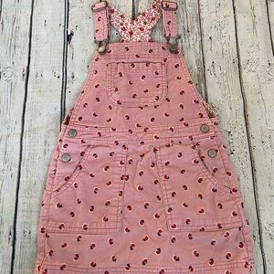 Mini Boden Corduroy Overall Dress 4-5T